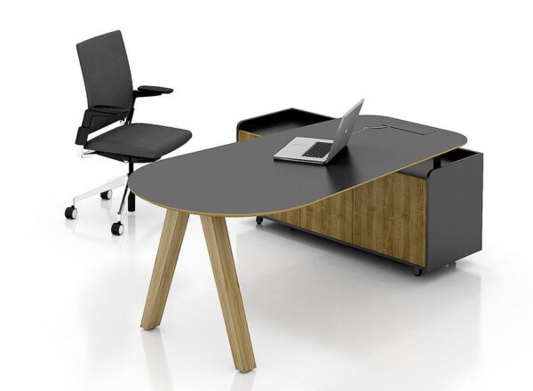 Wooden executive desk