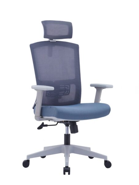 Nova high back mesh office chair grey frame