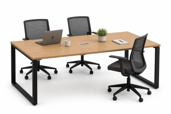 calma meeting table with chairs