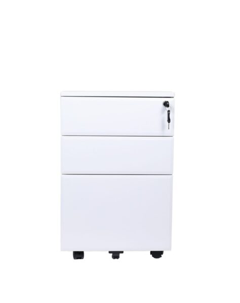 Allied metal drawer white front