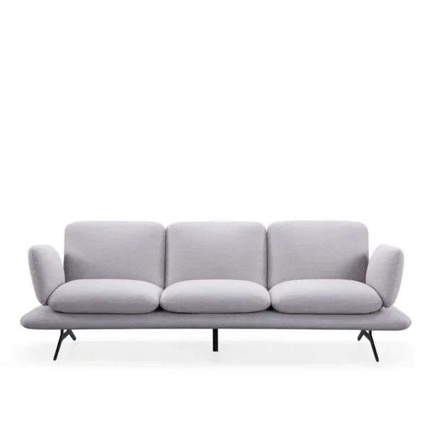 Joiana Three Seater Fabric Sofa front view